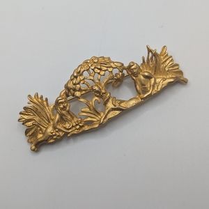 Adam and Eve brooch by AJC